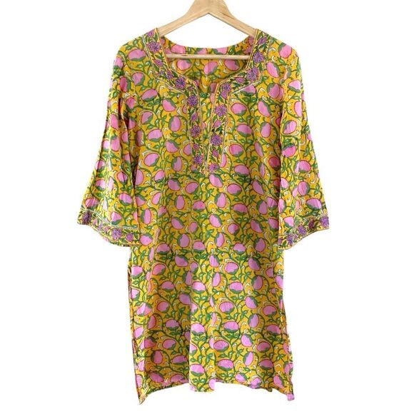 Dresses & Skirts - Floral Hand Block Print Dress